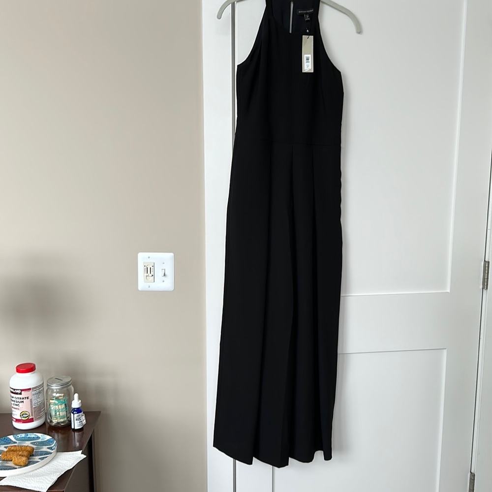 Banana Republic wide leg black jumpsuit